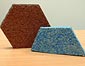 Lab samples of tyre crumb surfaces