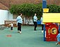 Pour in place binder for playgrounds
